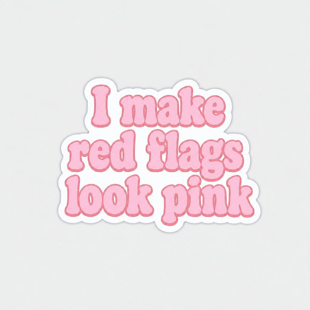 I make red flags look pink