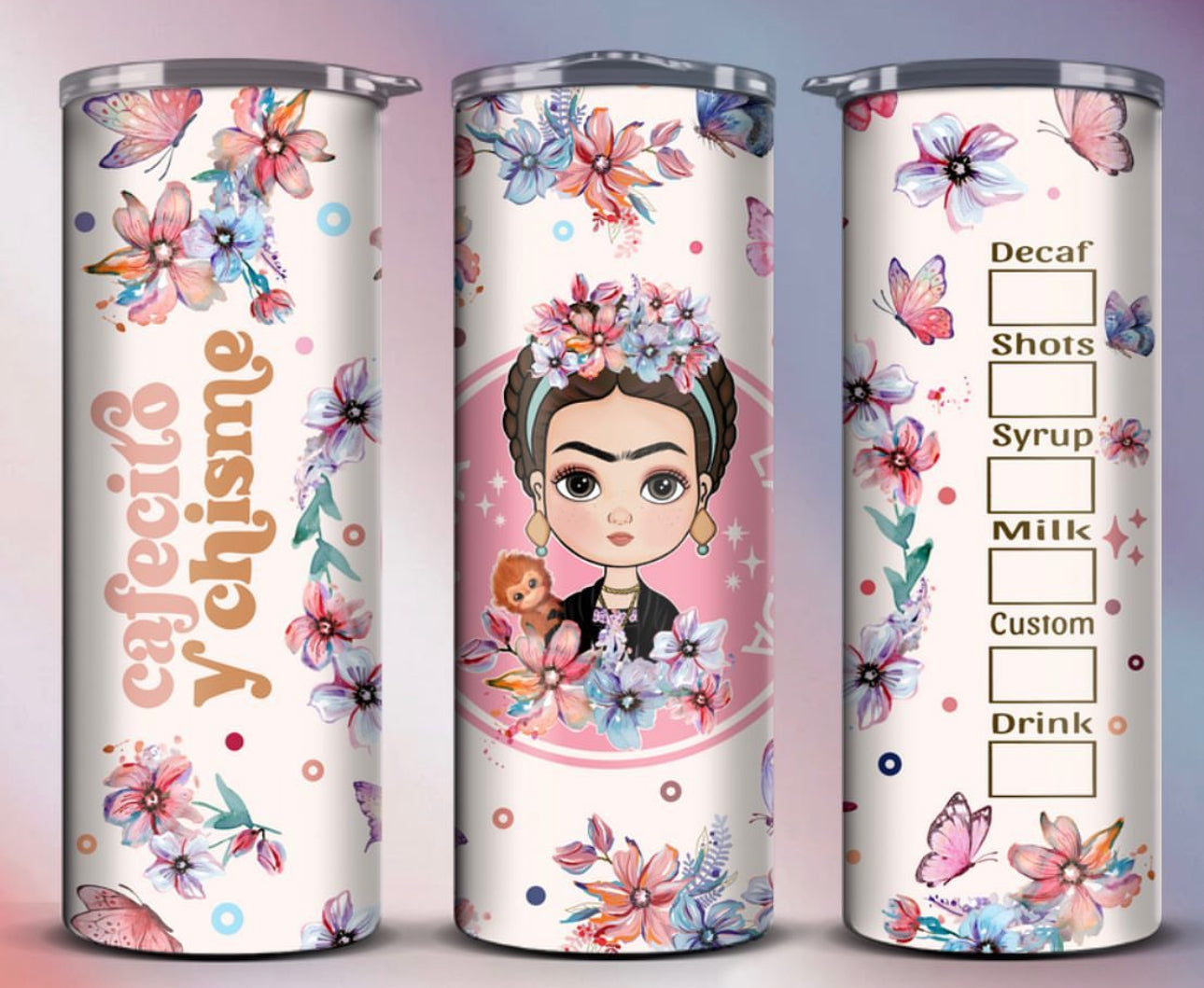 Frida Kahlo 20oz Tumbler