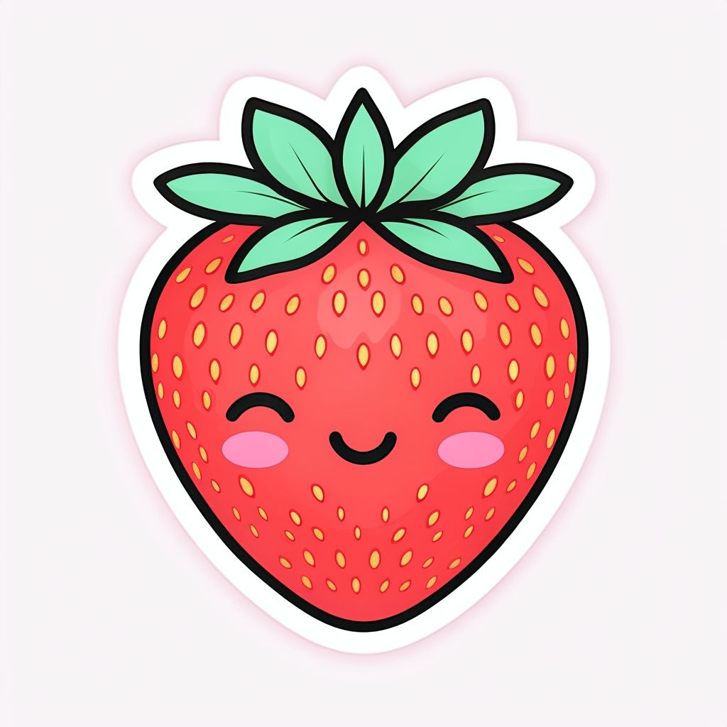 Strawberry Sticker