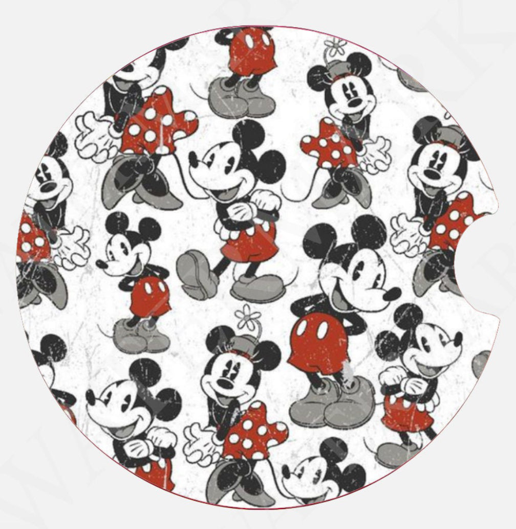 Mickey and Minnie Coasters