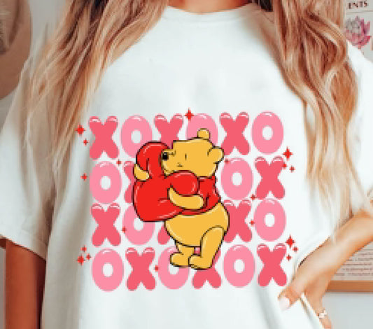 Winnie the Pooh Valentines Day Crewneck Shirt