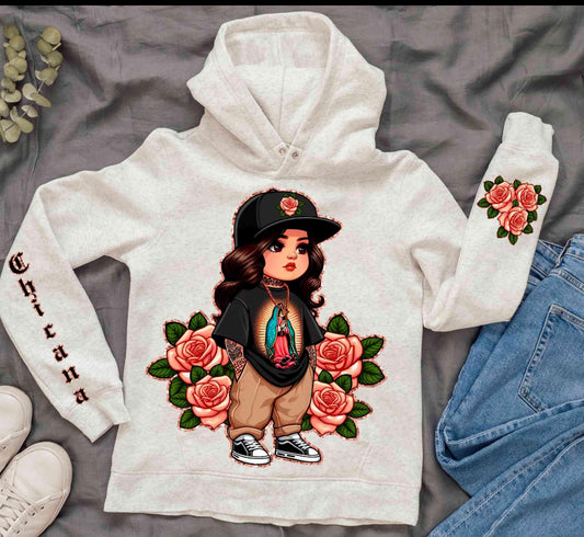 Chicana Virgin Mary Sweater