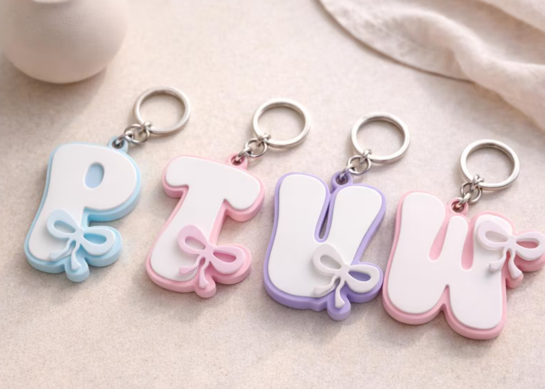 Initial Keychains