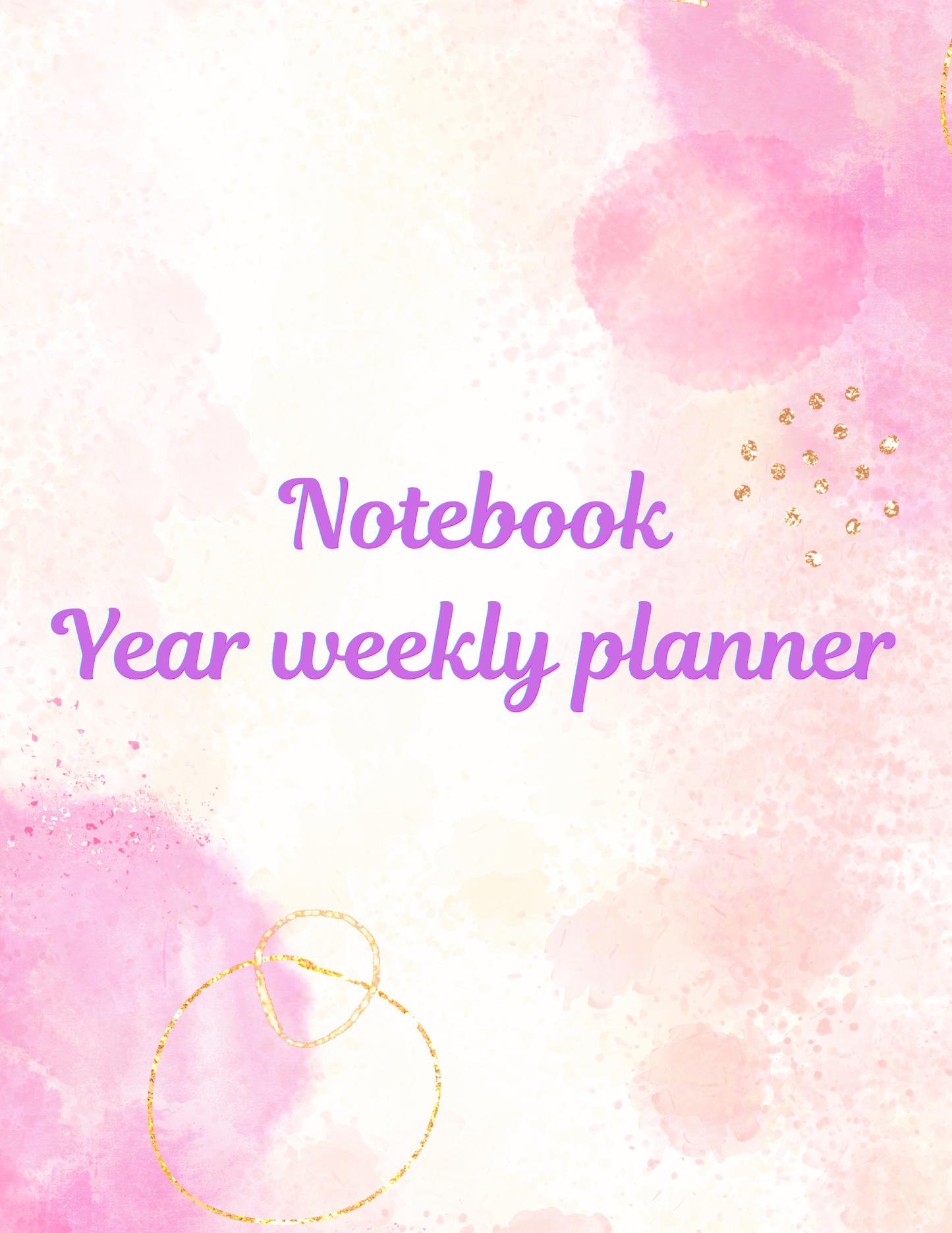 Notebook/ Year weekly planner