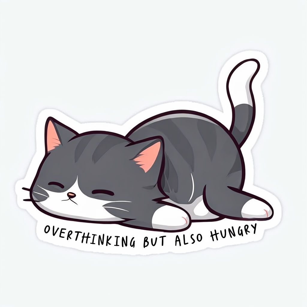 Overthinking but also hungry
