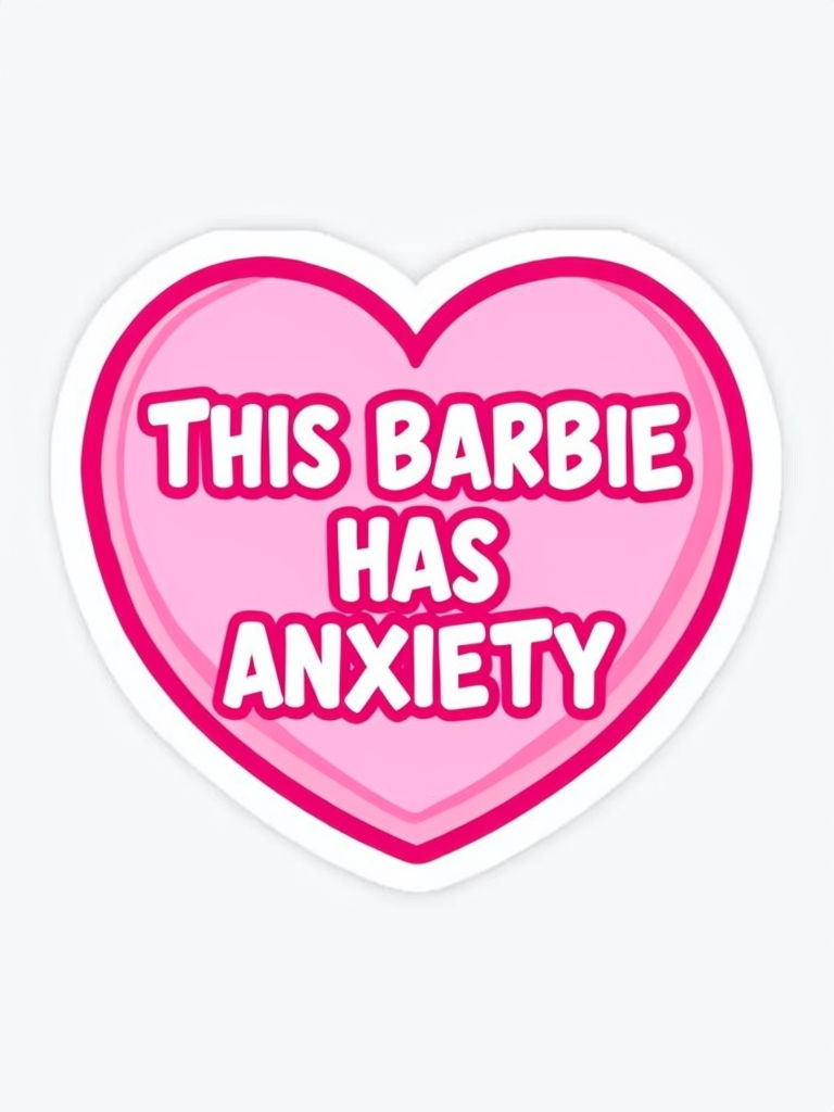 This barbie has anxiety