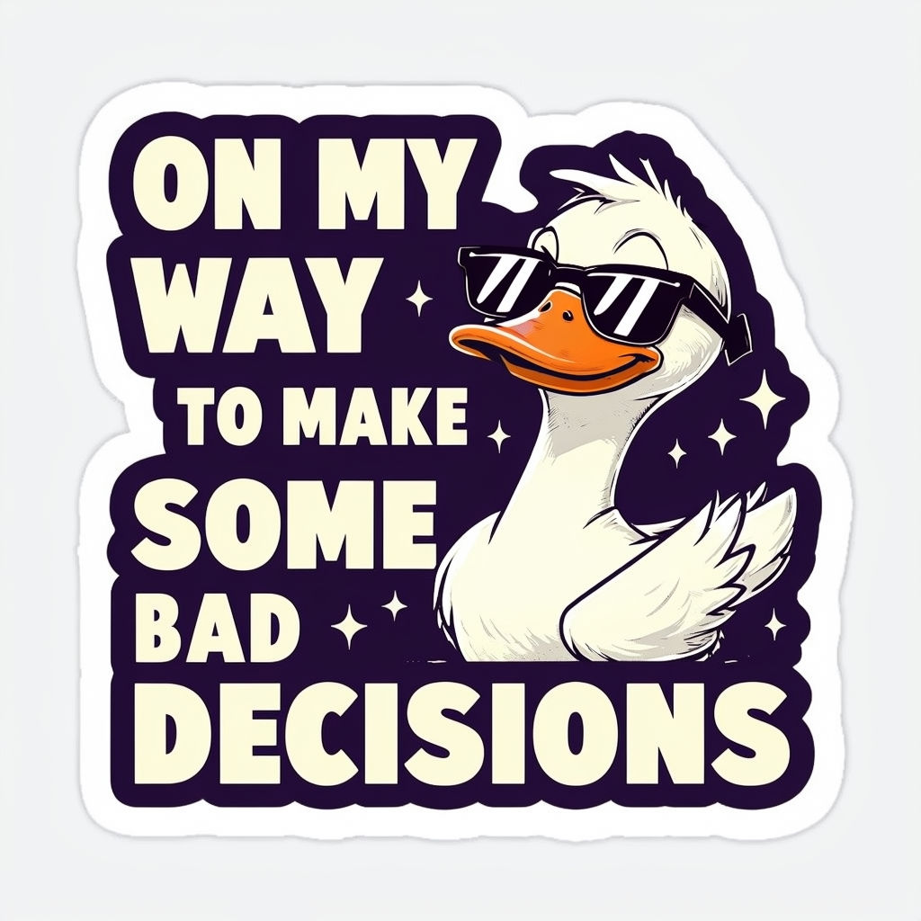 On my way to make some bad decisions